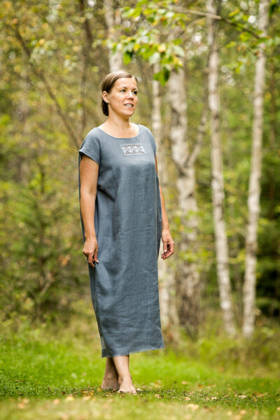 Linen dress "River"