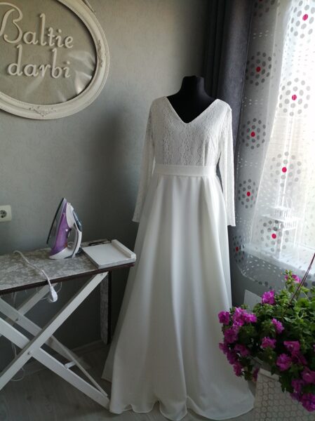 Wedding dress sewing